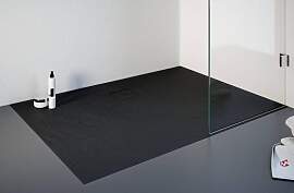 Schulte plan Mineralguss Steinoptik Rechteck