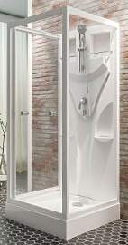 Schulte U-Duschkabine Juist Komplettdusche