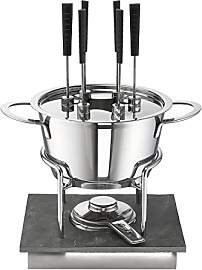 Schulte-Ufer Fondue Gala aus Edelstahl mit einem