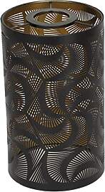 Schwarz Geschnittener, Lampenschirme Aus Metall,