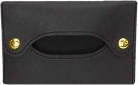 Schwarzer Taschentuchhalter – Taschentuchhalter