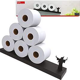 Schwebender Regal-Toilettenpapierhalter –