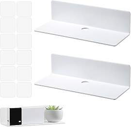 Schwebendes Regal Wand 2er Set, Mini Schweberegal