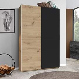 Schwebetüren-Kleiderschrank Nardo Eiche Dekor
