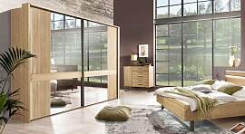Schwebetüren-Kleiderschrank Vitoria Eiche Dekor