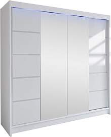 Schwebetuerenschrank mit Spiegel Bar V