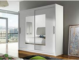Schwebetuerenschrank mit Spiegel London VII