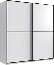 Schwebetürenschrank Ulm Weiß
