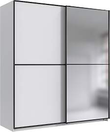 Schwebetürenschrank Ulm Weiß