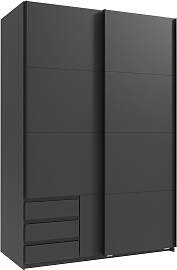 Schwebetürenschrank WIMEX "Emden", grau 