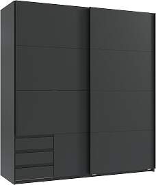 Schwebetürenschrank WIMEX "Emden", grau 