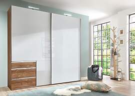 Schwebetürenschrank WIMEX, weiß (weiß lackiert, 