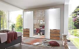 Schwebetürenschrank WIMEX, weiß (weiß lackiert, 