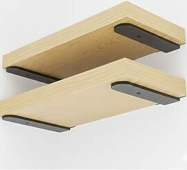 Schwerlast Regalhalterung Metall 20cm, Wandmontage 