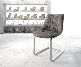 Schwingstuhl Elda-Flex Anthrazit Vintage