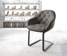 Schwingstuhl Gaio-Flex Anthrazit Vintage