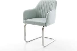 Schwingstuhl Greg-Flex Stripes Mint Freischwinger