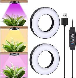 SciFiVisi 2Stück Pflanzenlampe LED Vollspektrum,
