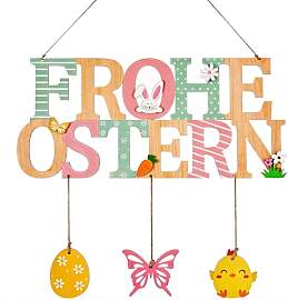 Scinzene Osterdeko zum Aufhängen - Holz