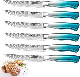 SCOLE Steakmesser Set 6-teilig, Küchenmesser set