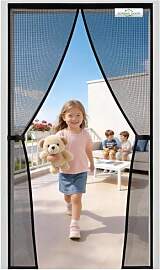 SCREEN DOOR Fliegengitter Balkontür 105x200cm |
