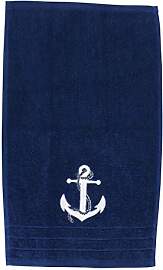 Sea-Club Gästehandtuch Anker blau Handtuch Tuch