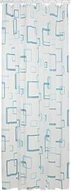 Sealskin Textil Duschvorhang Retro, Farbe: Blau, B 
