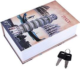 Security Box, Haofy Buchtresor mit 2 Schluessel,