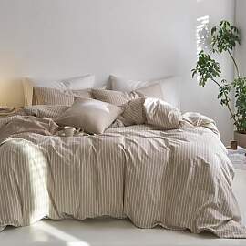 Sedefen Bettwäsche Set 135x200cm Baumwolle Khaki