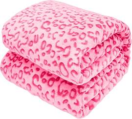 SEEGU Warme Decke, rosa, weiche Fleece-Decken,