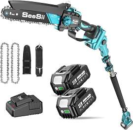 SEESII PS810 2-in-1 Hochentaster Akku, 8 Zoll