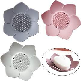 Seifenschale aus Silikon, für Badezimmer, Küche, 