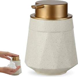Seifenspender Beige, 400ml Moderne Seifenspender,