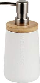 Seifenspender Edna Weiß/Naturfarben