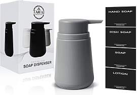 Seifenspender Grau Bad Küche Spülmittelspender