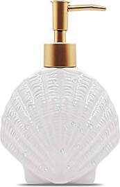 Seifenspender in Muschelform, weiße