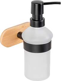 Seifenspender in Schwarz