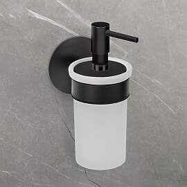 Seifenspender "»Meleto«", schwarz,