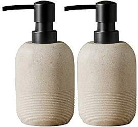 Seifenspender-Set, Beige, Handseifenspender,