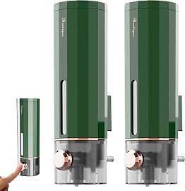 Seifenspender Wandbefestigung, 2 Stück 450ml Soap 