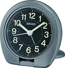 Seiko Clock Reisewecker analog grau QHT018T
