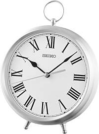 Seiko Clock Tischuhr Silber-weiß
