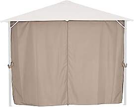 Seitenteile-Set Taupe zu Phoenix Pavillon 3x3