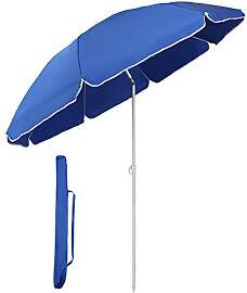 Sekey 160 cm Sonnenschirm Strand mit Schutzhülle