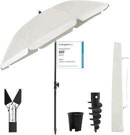 Sekey® 180 cm Sonnenschirm Stabil Strandschirm