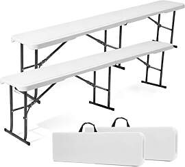 Sekey 2er Set Kunststoff Klappbank Bierbank 182 x