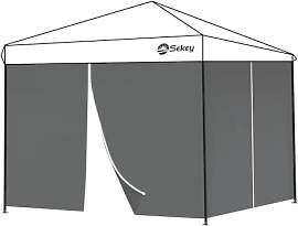 Sekey 2PCS Seitenwände für Pavillon 3x3