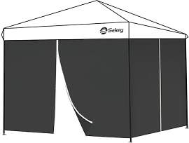 Sekey 2PCS Seitenwände für Pavillon 3x3