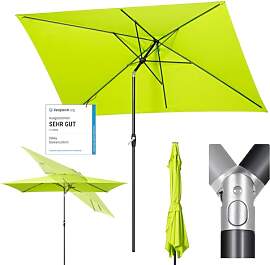 Sekey Aluminum Sonnenschirm mit Kurbel und