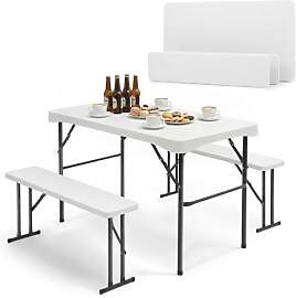 Sekey Bierzeltgarnitur Klappbar 3er Set – Tisch